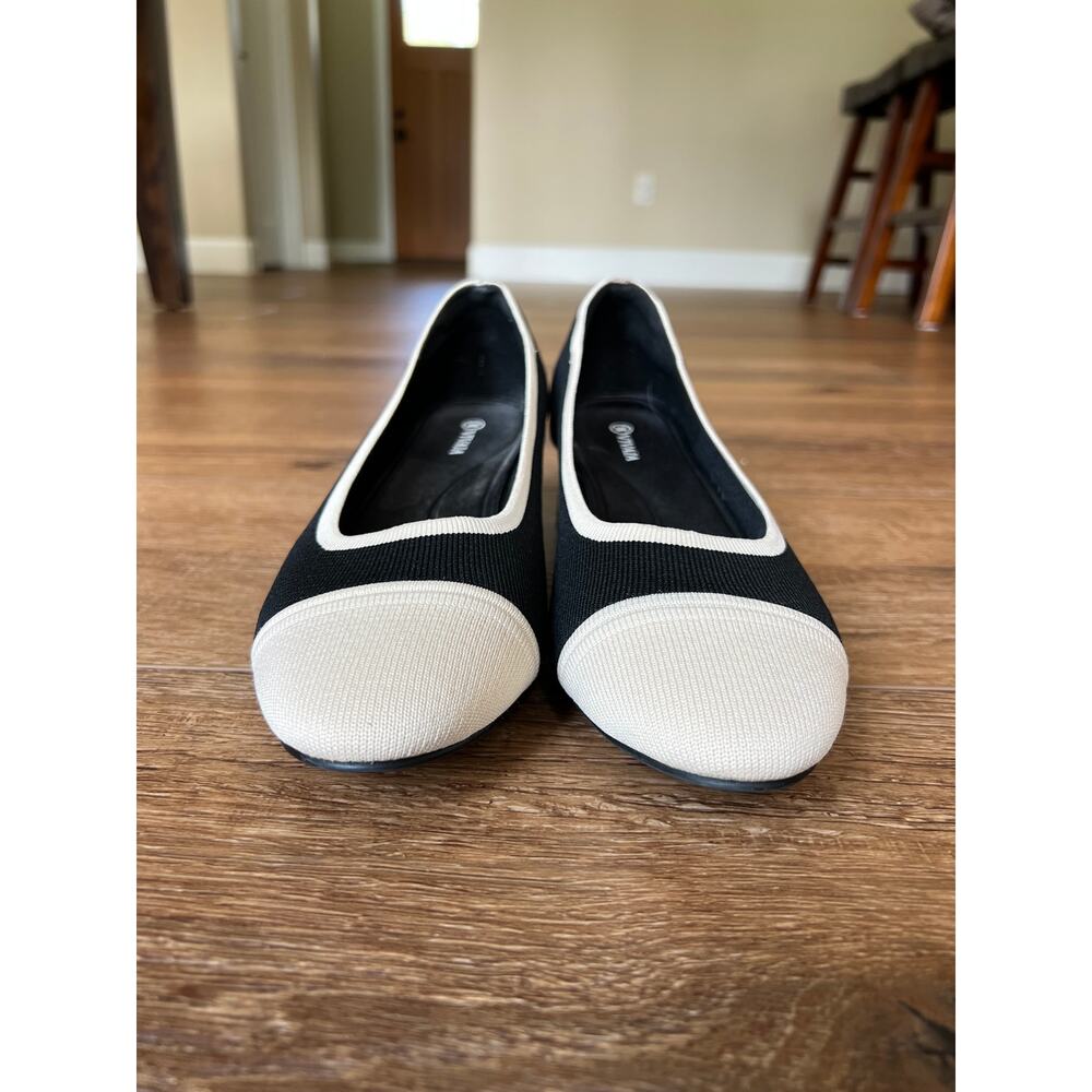 Vivaia Julie Pro Black and White Chunky Block Heels Women's Size 42 US 10.5 - Picture 5 of 9